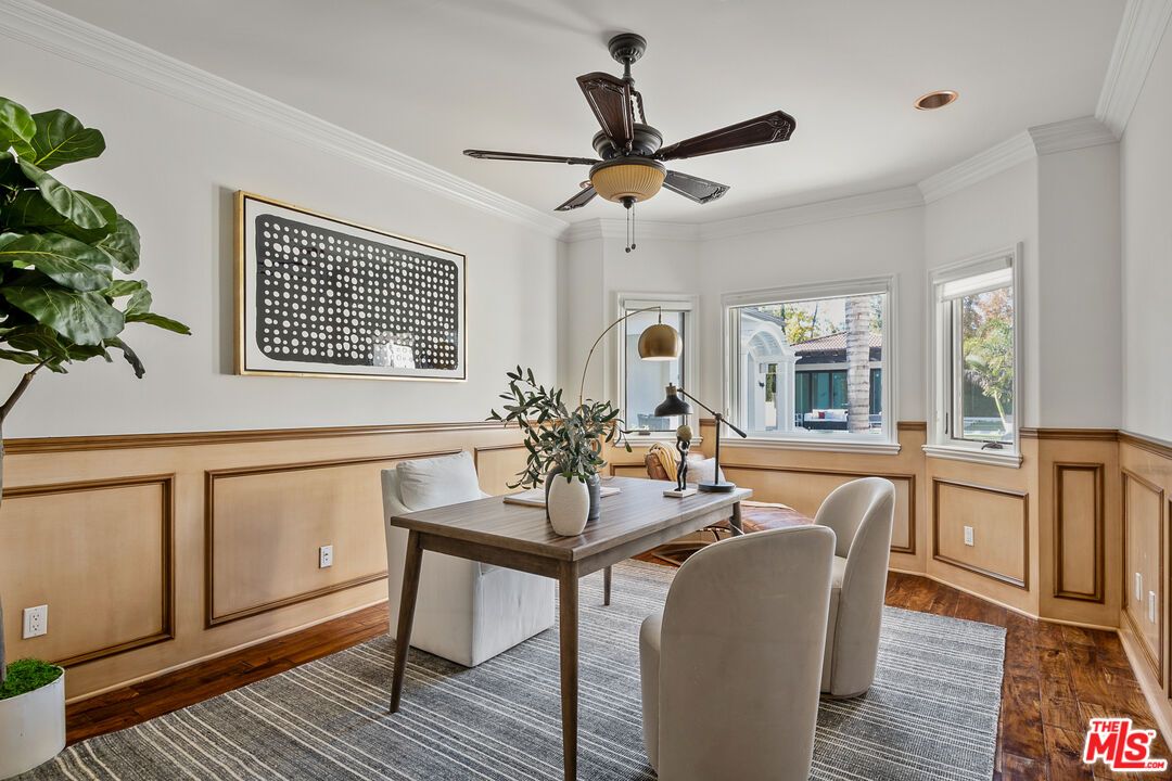 Home Office, Interior, Wood Texture Flooring