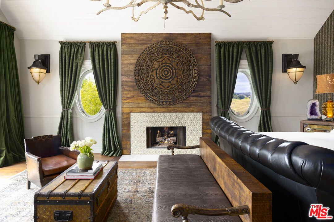 Fireplace, Interior, Living room, Wood Texture Flooring
