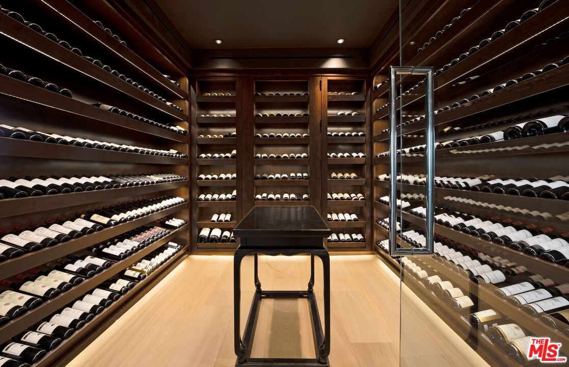 Interior, Recessed Lighting, Wine Storage, Wood Texture Flooring