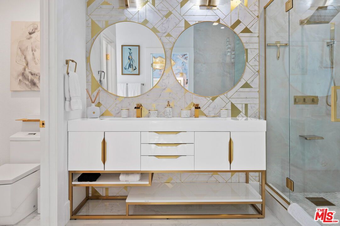 Bathroom, Glass Shower, Interior