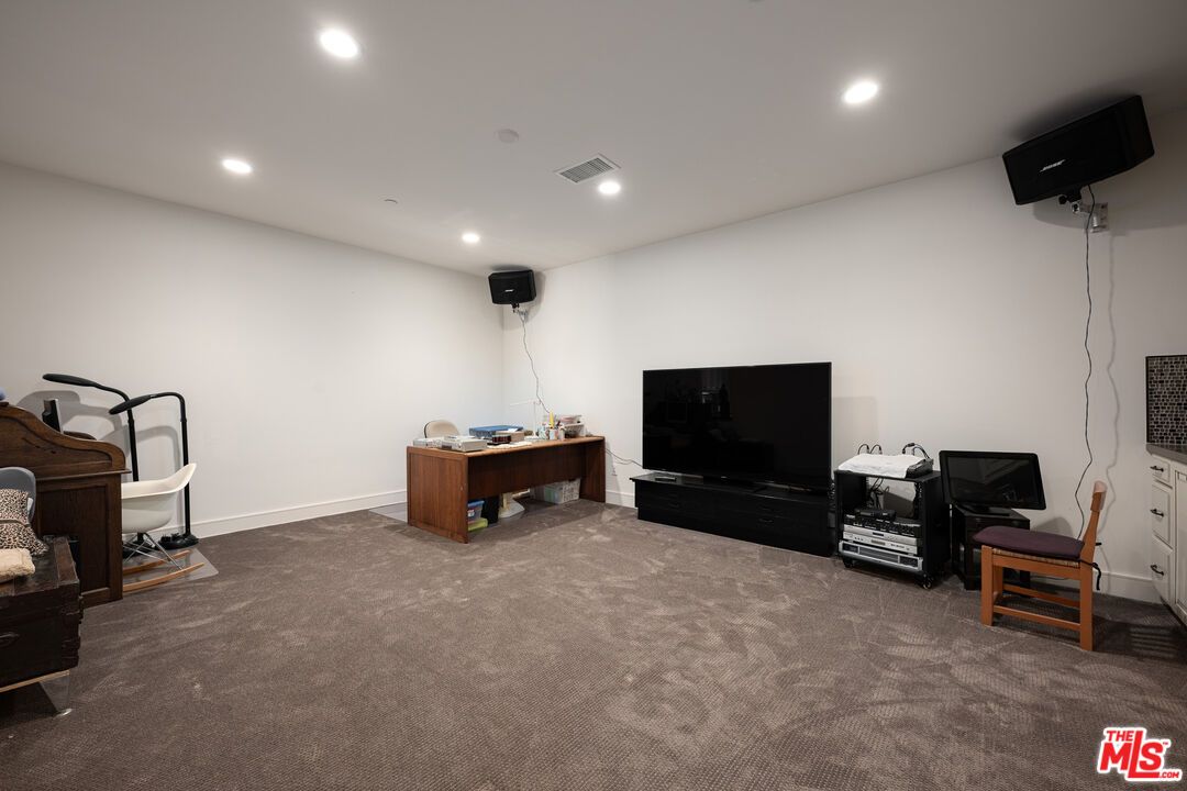 Home Office, Interior, Recessed Lighting
