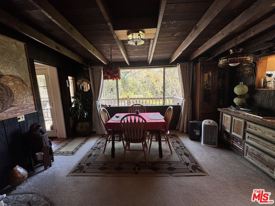 Dining room, Interior, Wooden Beams, Wooden Ceilings