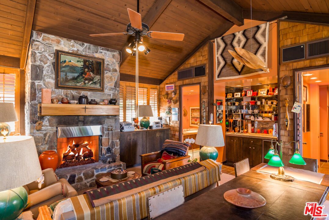 Fireplace, Interior, Living room, Stone Walls, Wooden Beams, Wooden Ceilings, Wooden Walls