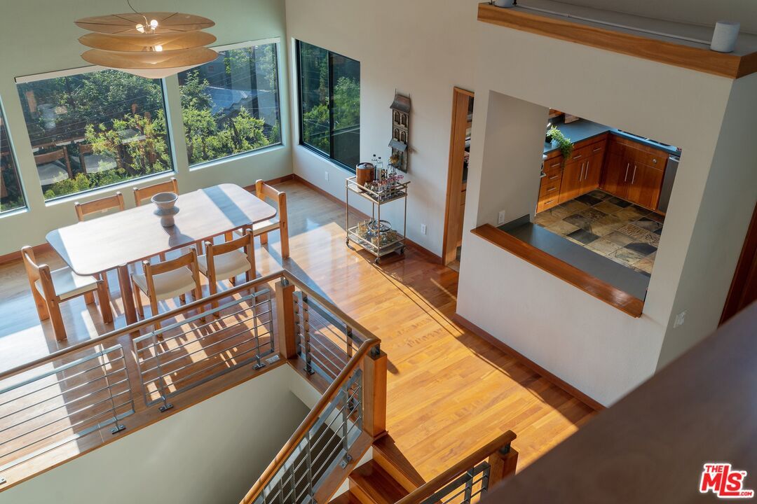 Dining room, Interior, Wood Texture Flooring