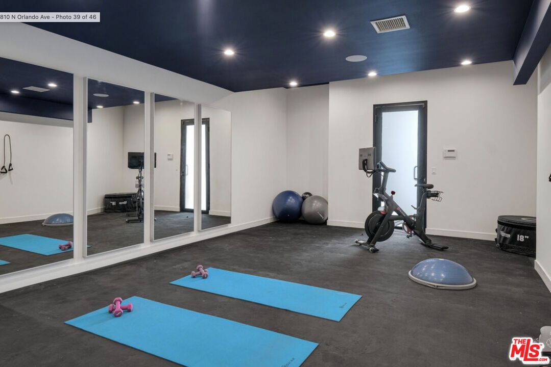 Fitness Equipment, Interior, Recessed Lighting