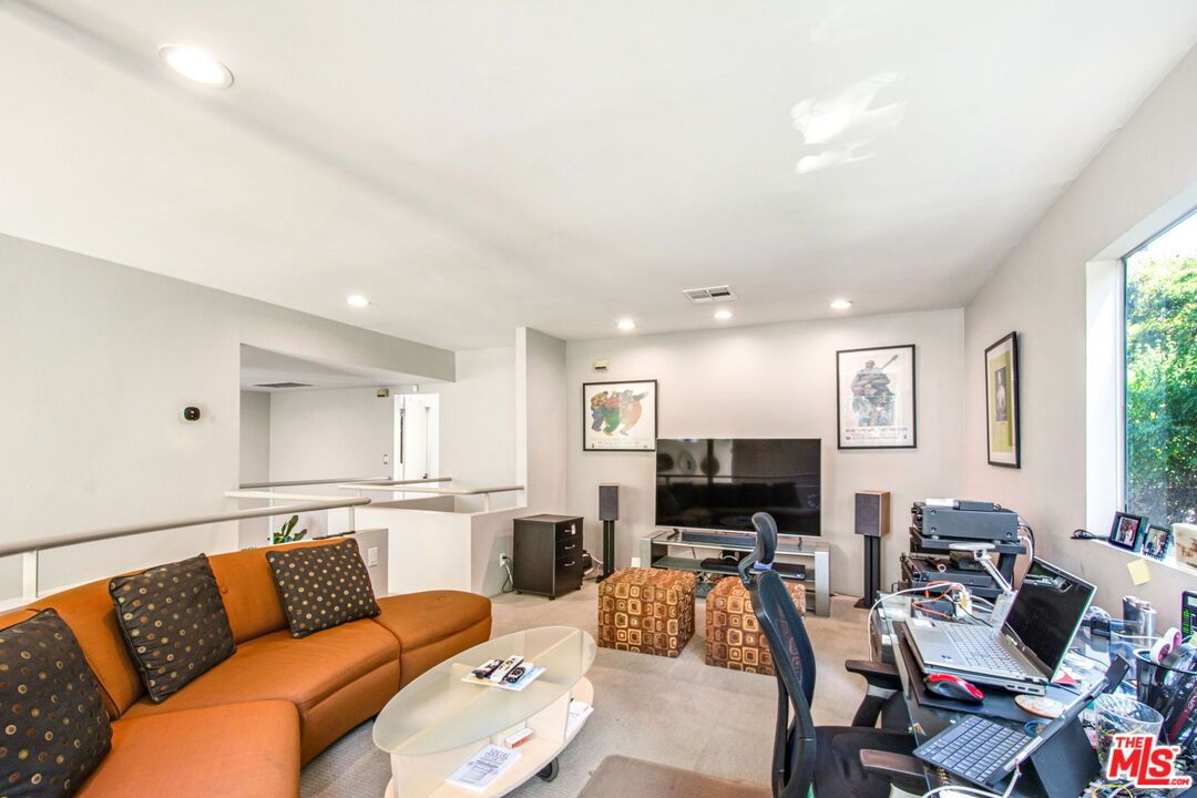 Home Office, Interior, Living room, Recessed Lighting