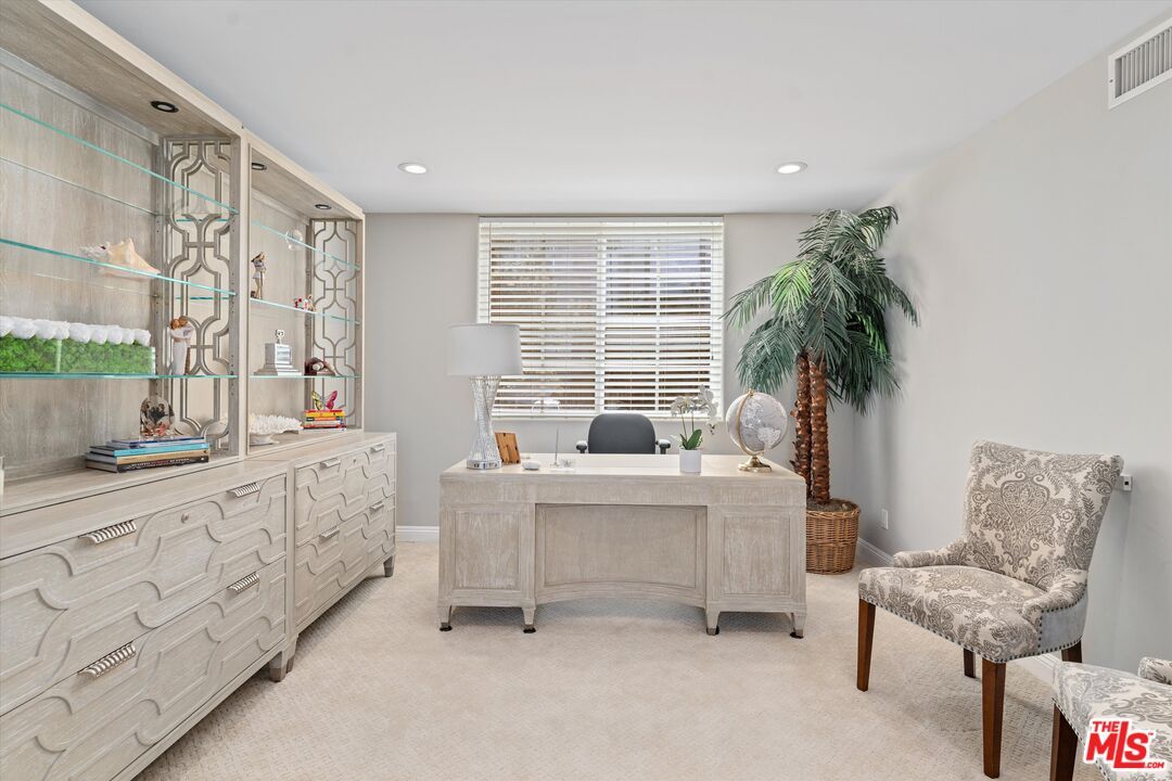 Home Office, Interior, Recessed Lighting