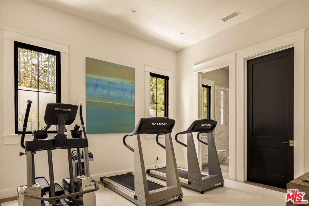 Fitness Equipment, Interior, Recessed Lighting