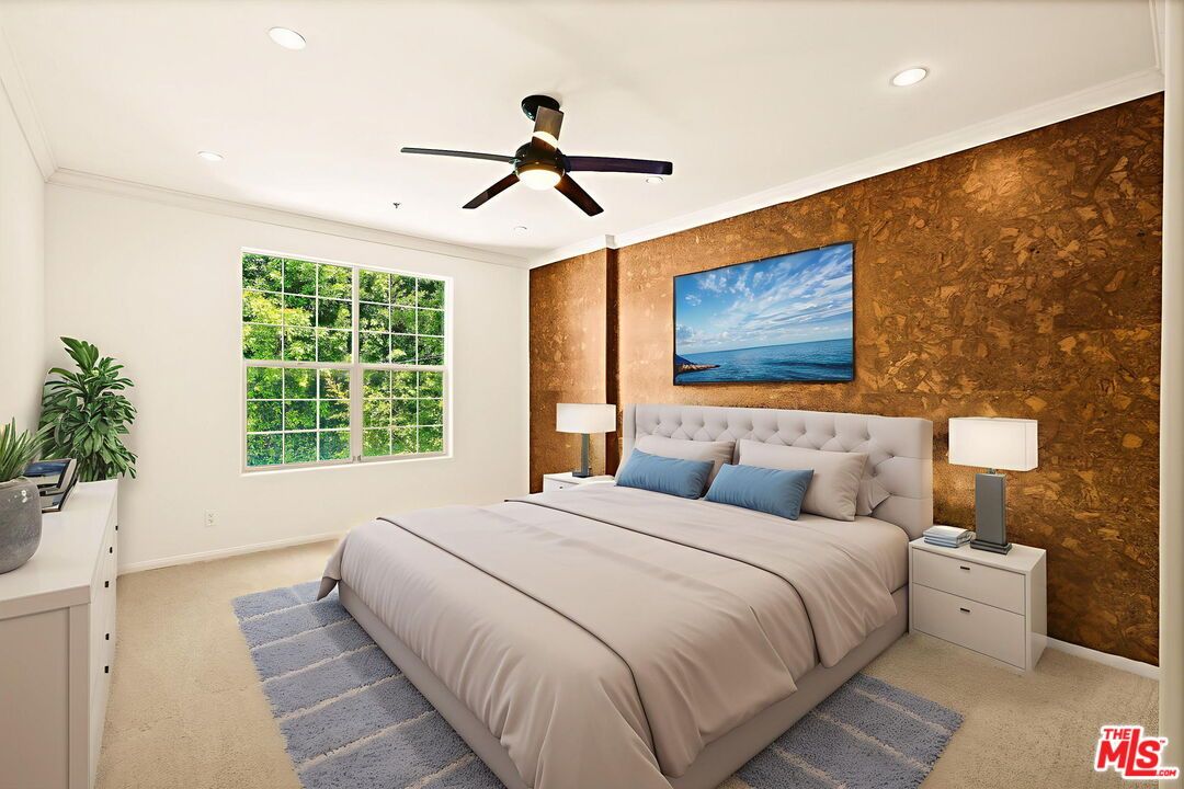 Bedroom, Interior, Recessed Lighting