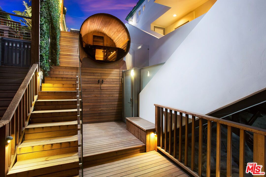 Exterior, Recessed Lighting, Wood Texture Flooring