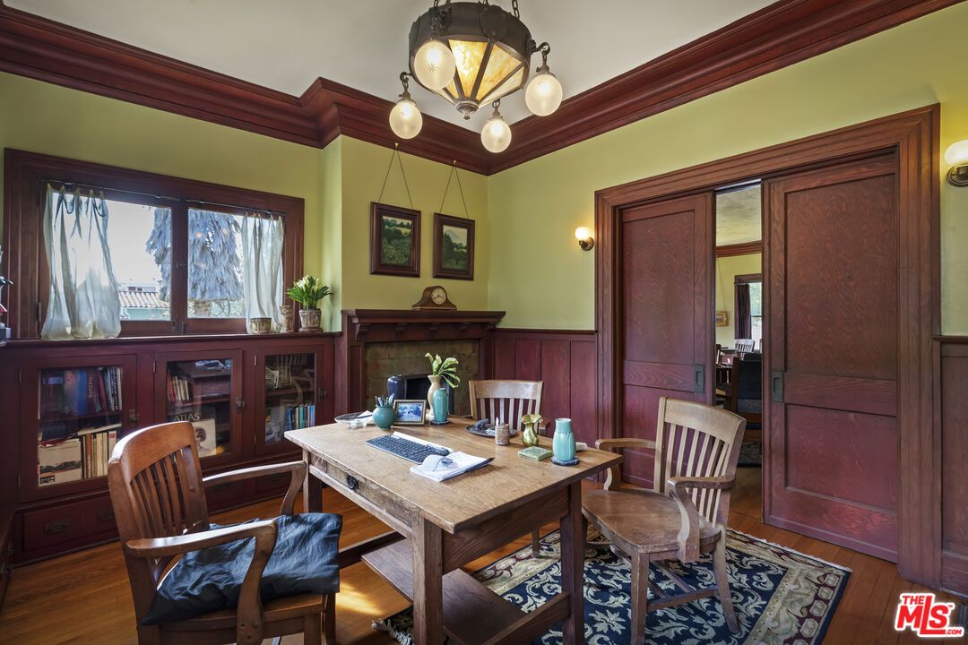 Home Office, Interior, Wood Texture Flooring