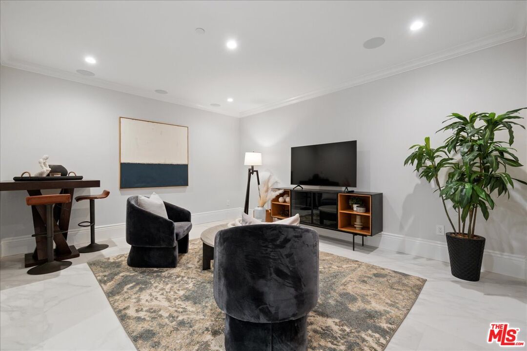 Interior, Living room, Recessed Lighting