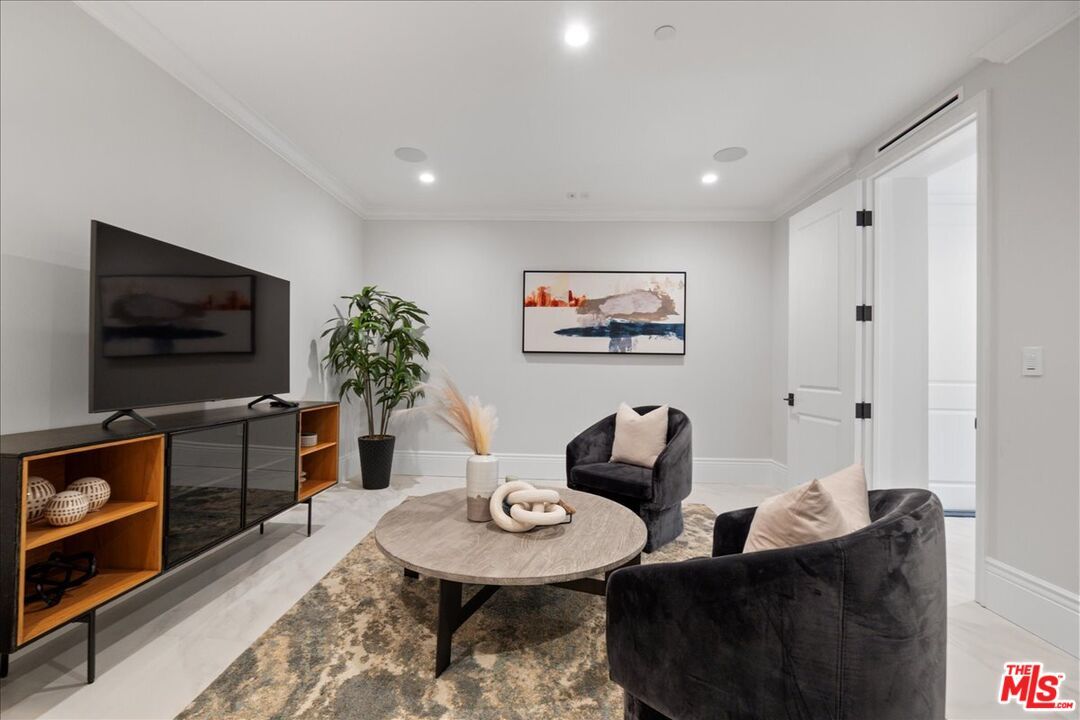 Interior, Living room, Recessed Lighting