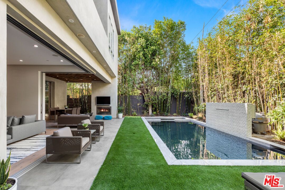 Backyard, Exterior, Fireplace, Pool