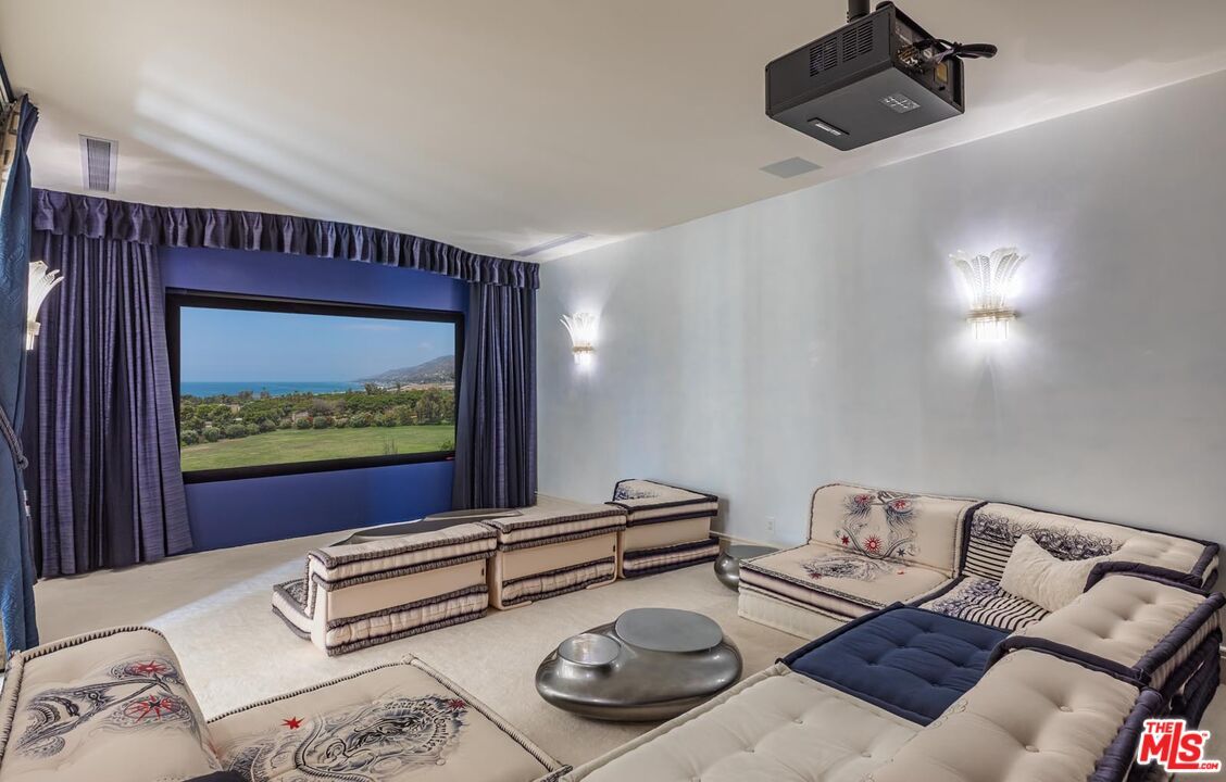 Interior, Projection Screen, Theatre Room, Water