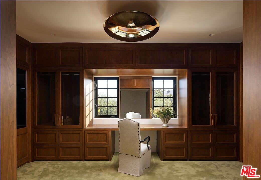 Home Office, Interior, Wooden Walls