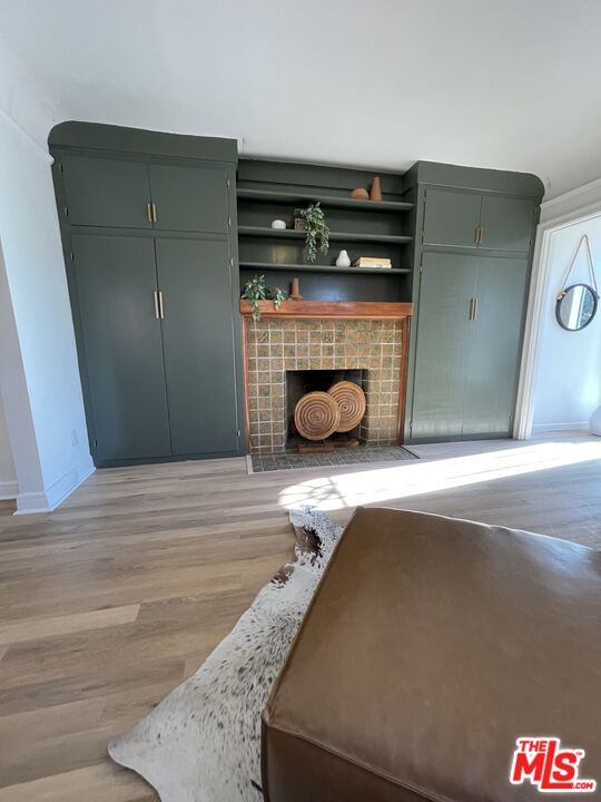 Fireplace, Interior, Wood Texture Flooring