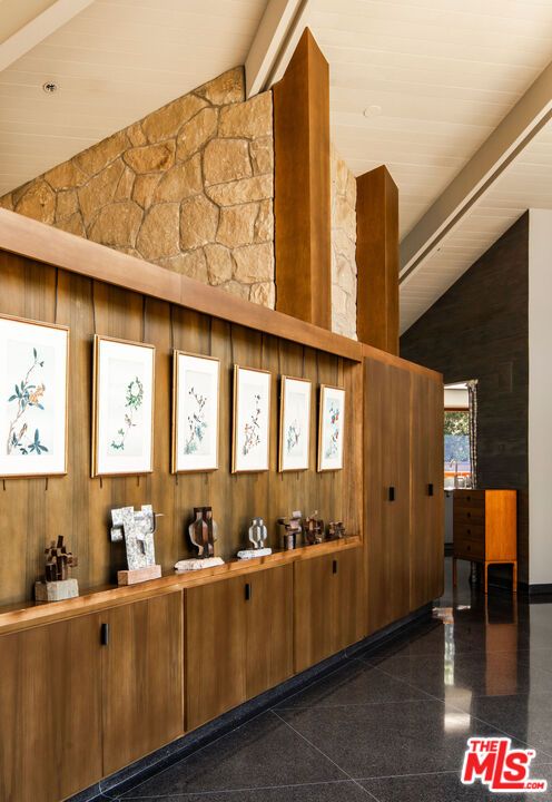 Interior, Stone Walls, Wooden Walls