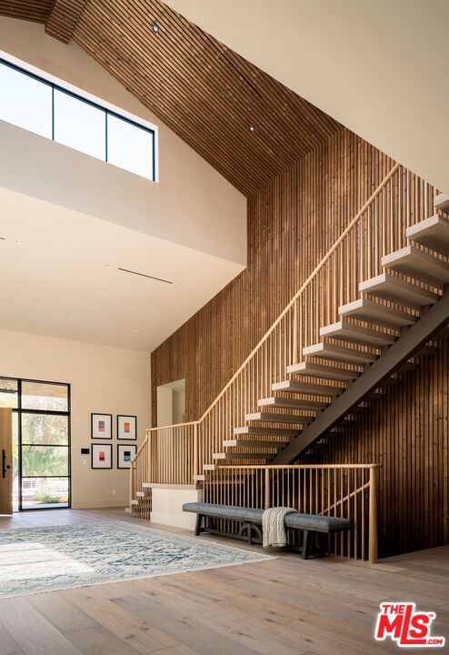 Interior, Recessed Lighting, Wooden Ceilings, Wood Texture Flooring, Wooden Walls