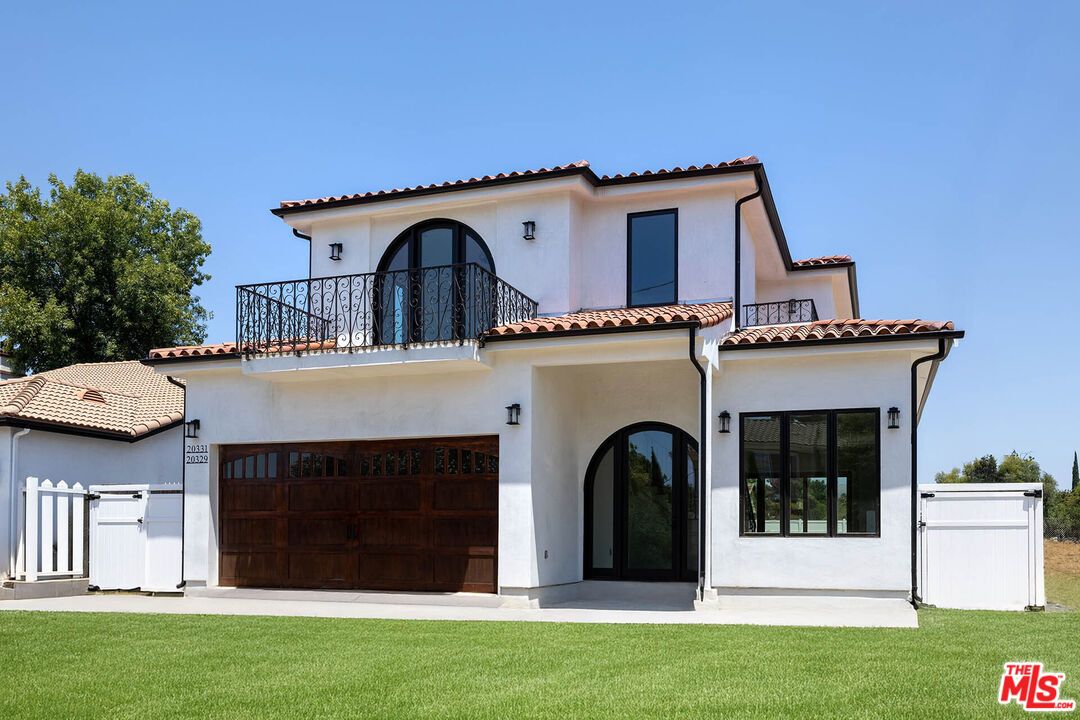 Attached, Backyard, Exterior, Facade, Spanish Mediterranean