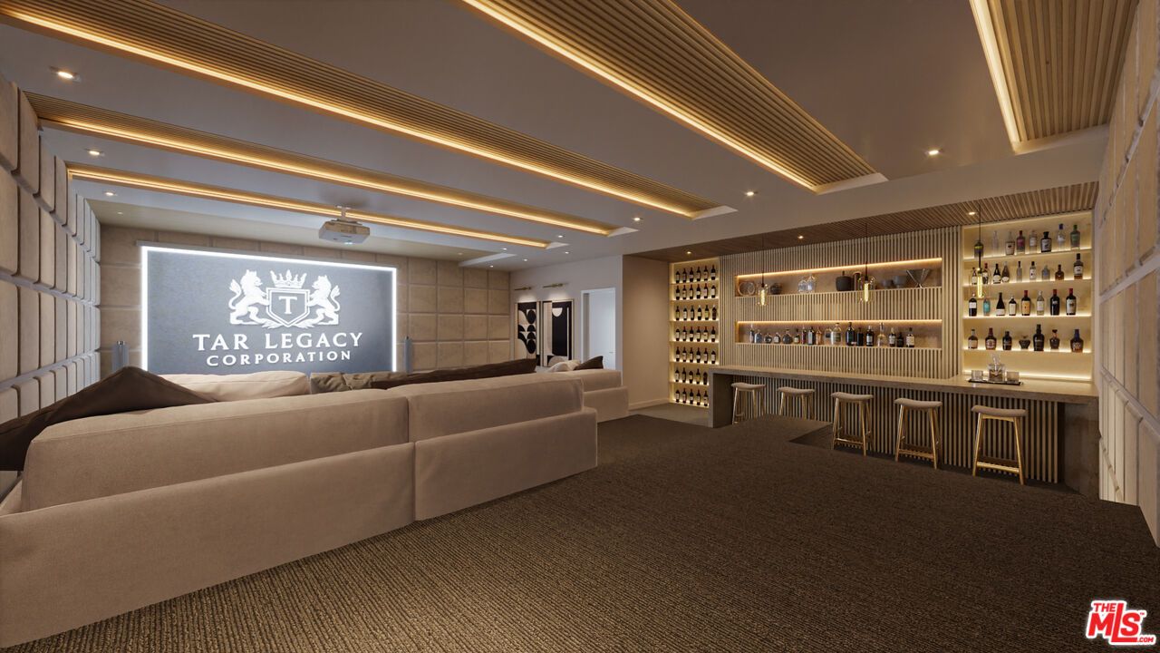 Interior, Living room, Recessed Lighting