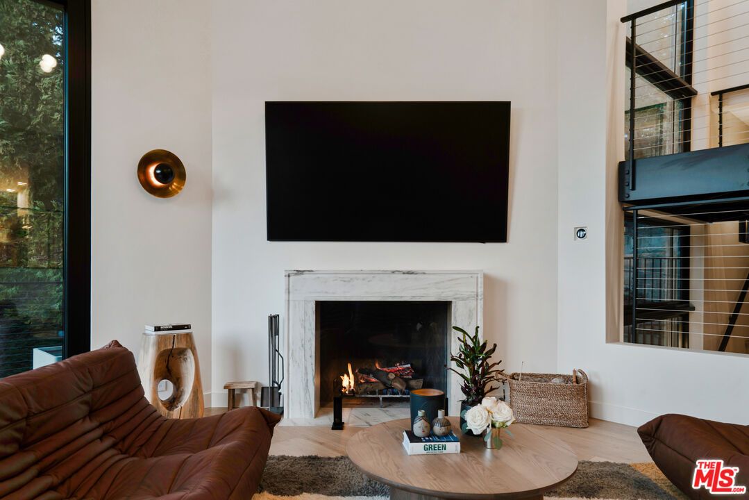 Fireplace, Interior, Living room, Wood Texture Flooring