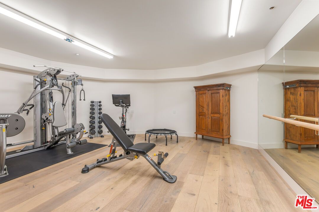 Fitness Equipment, Interior, Wood Texture Flooring