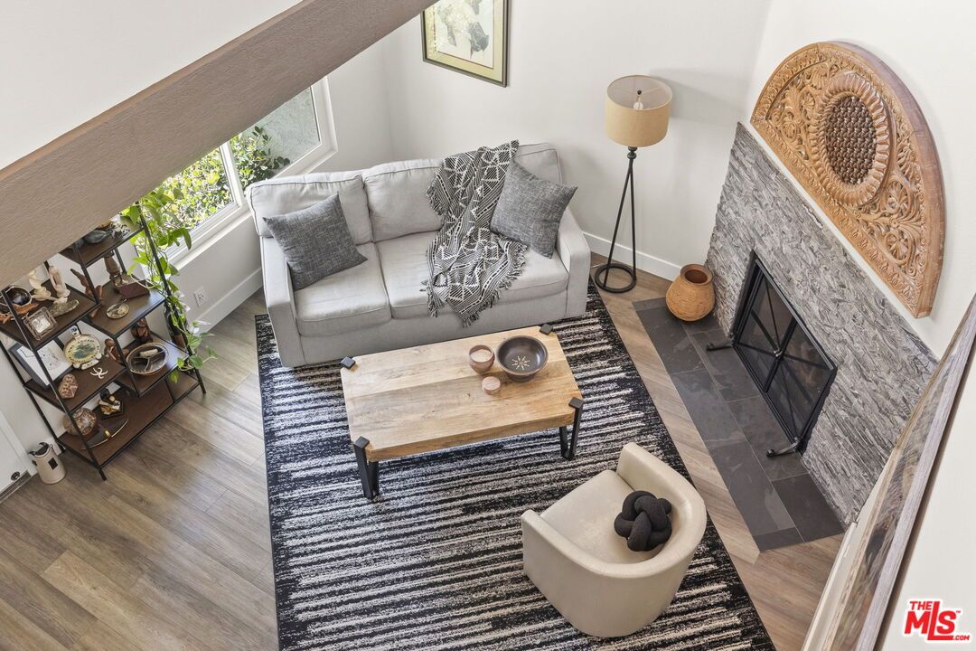 Fireplace, Interior, Living room, Wood Texture Flooring