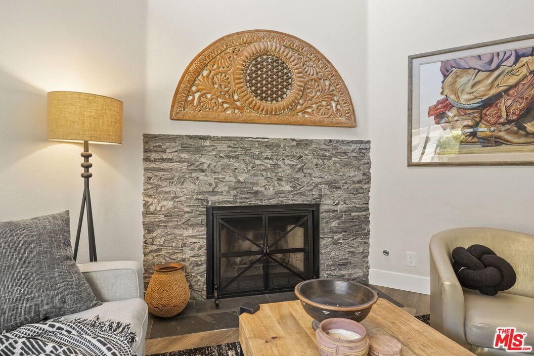 Fireplace, Interior, Wood Texture Flooring
