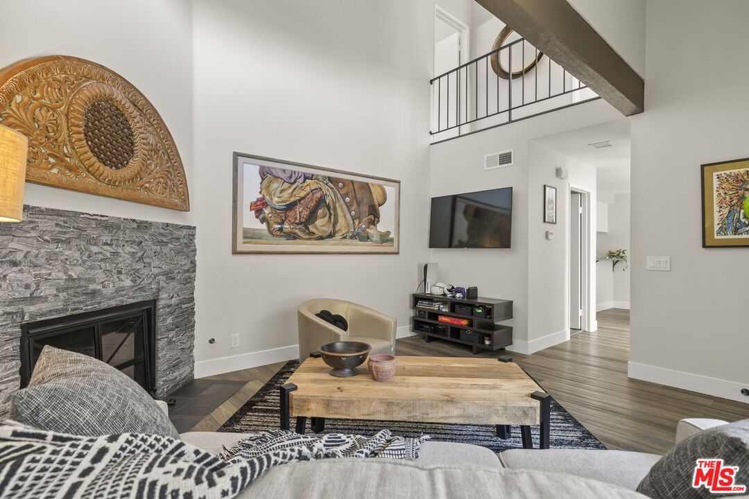 Fireplace, Interior, Living room, Wood Texture Flooring