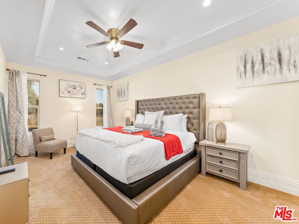 Bedroom, Interior, Recessed Lighting