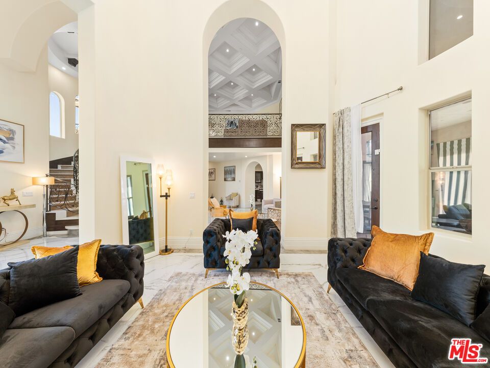 Interior, Living room, Recessed Lighting