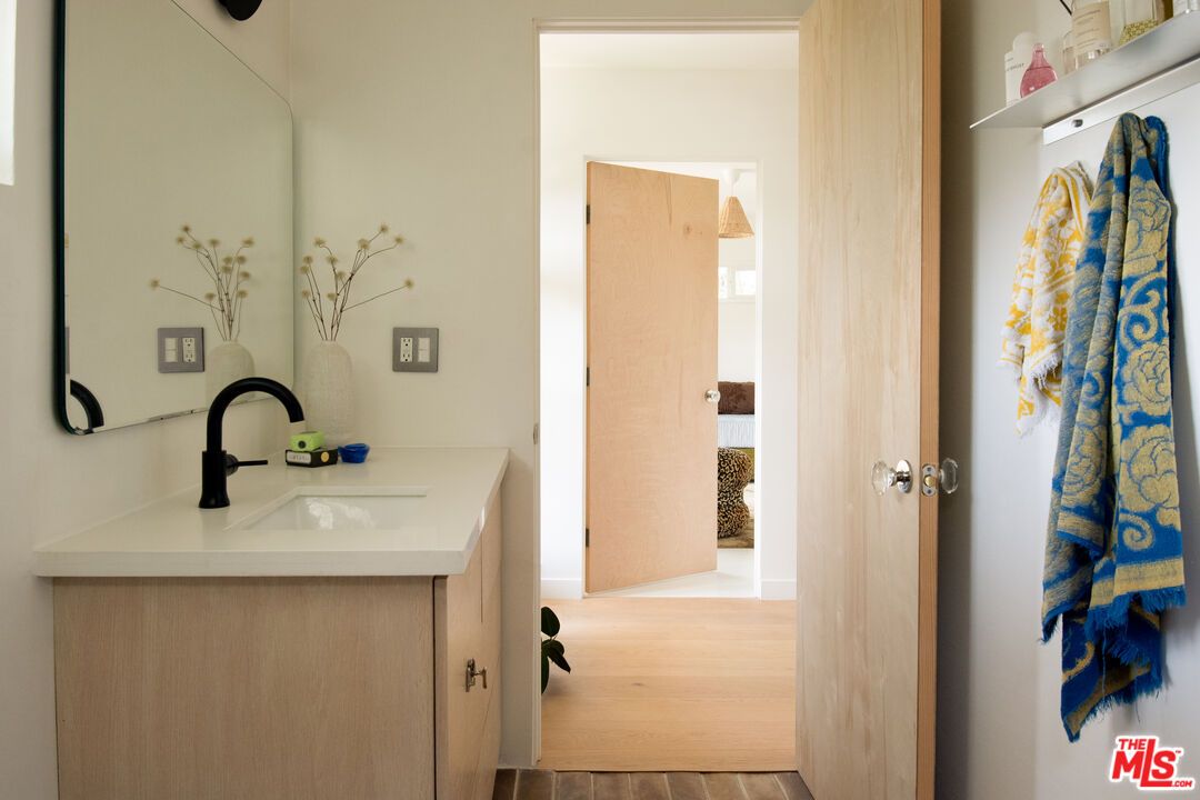 Bathroom, Interior, Wood Texture Flooring