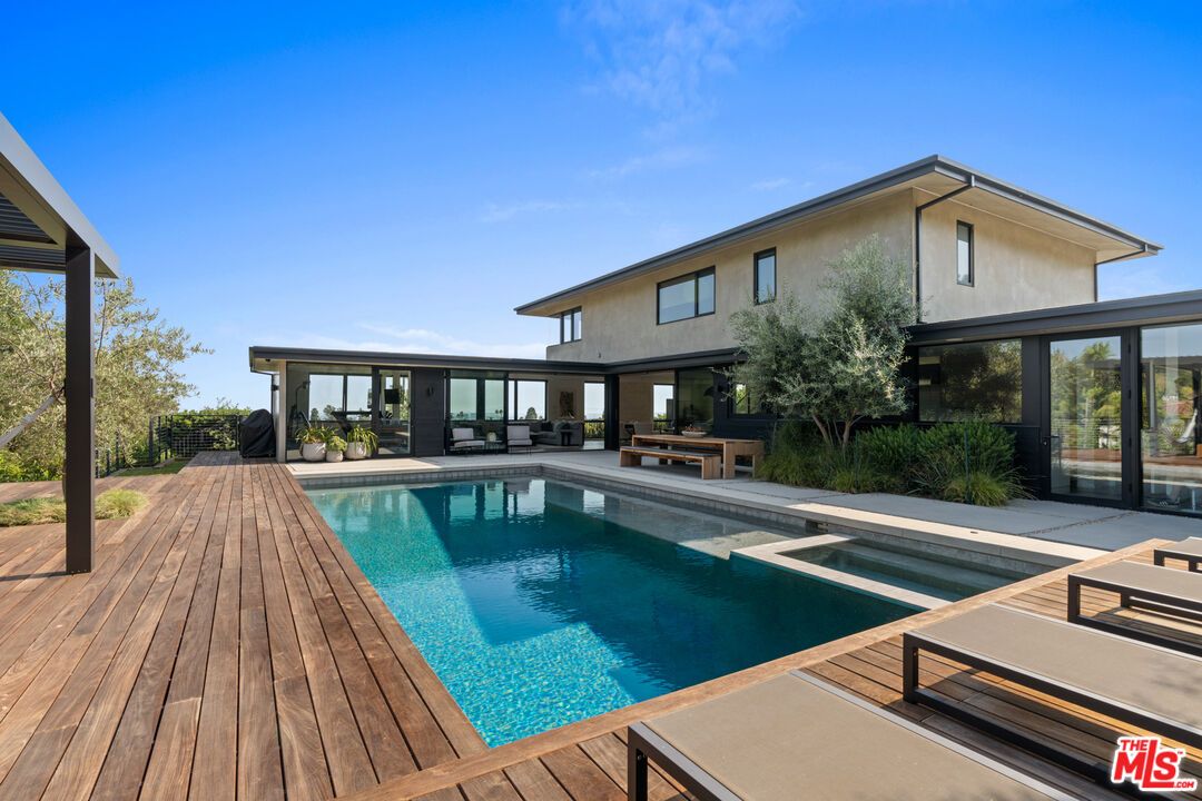 Exterior, Pool, Wood Texture Flooring