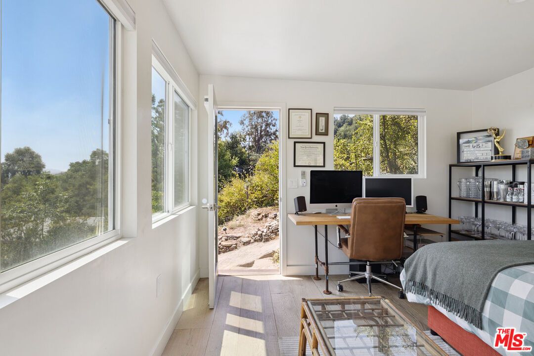 Home Office, Interior, Wood Texture Flooring