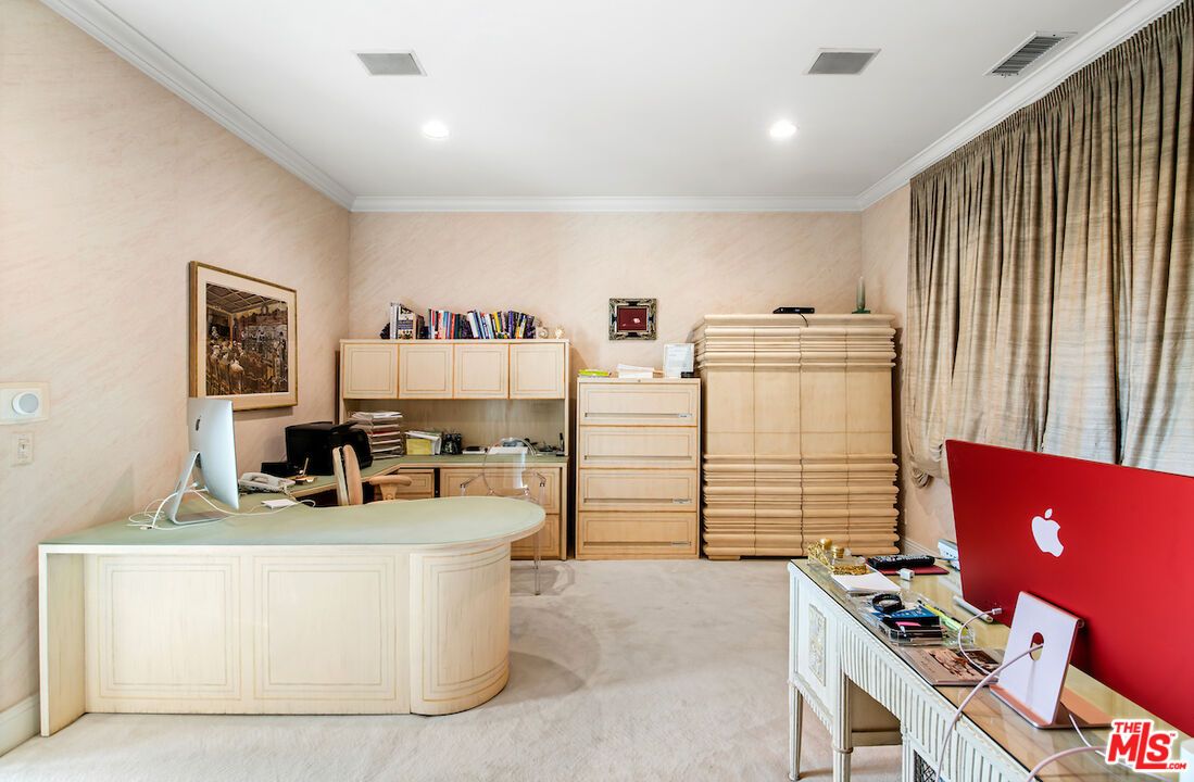 Home Office, Interior, Recessed Lighting