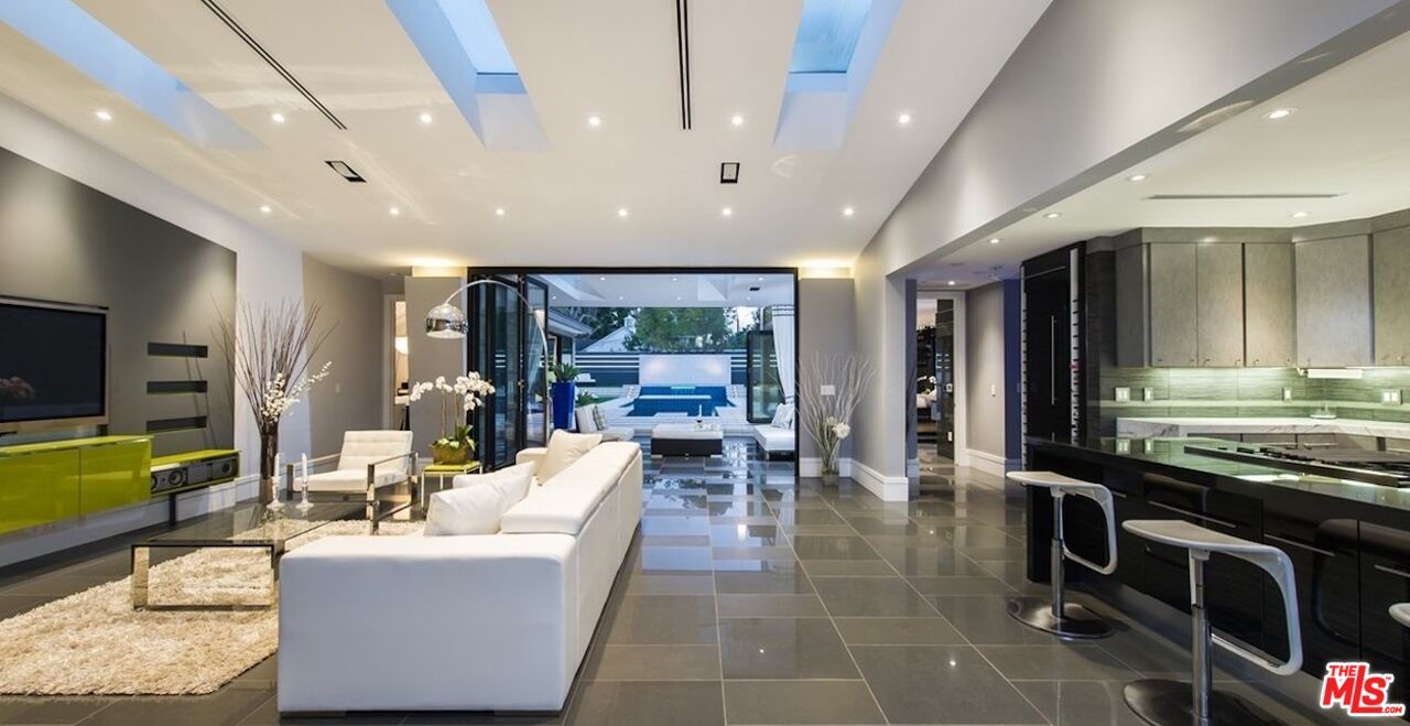 Interior, Living room, Recessed Lighting