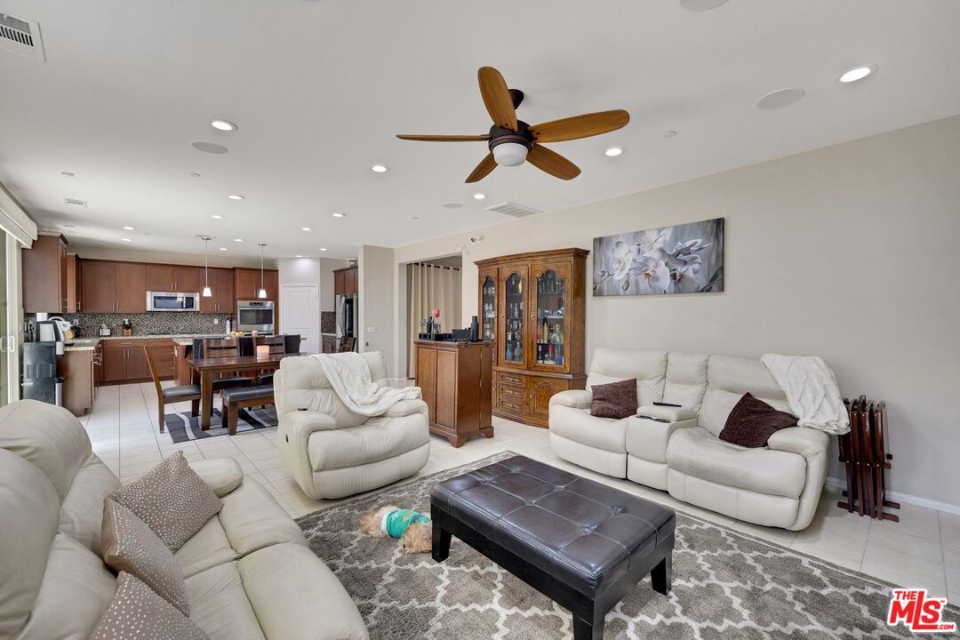 Dining room, Interior, Kitchen, Living room, Recessed Lighting, Stainless Steel Appliances