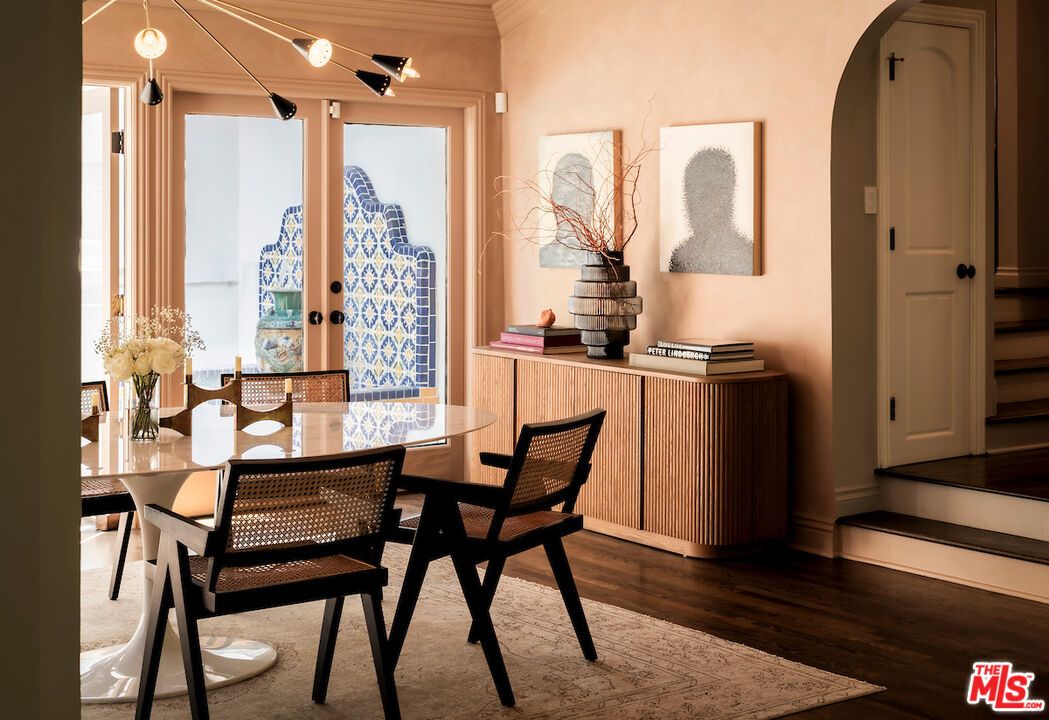 Dining room, Interior, Wood Texture Flooring