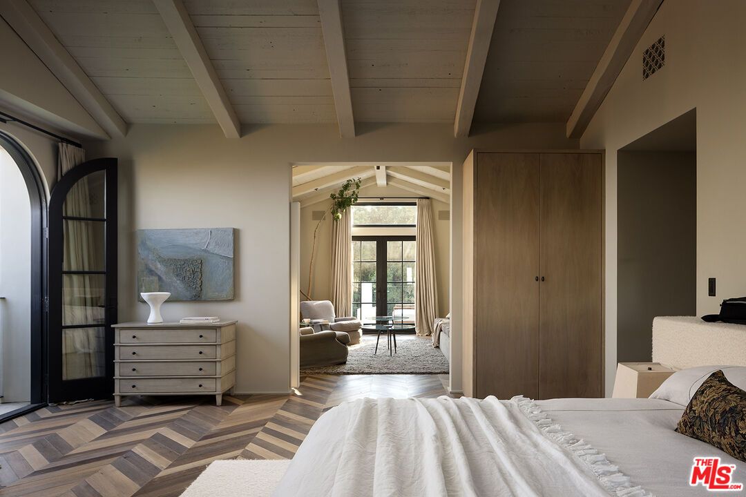 Bedroom, Interior, Wooden Ceilings, Wood Texture Flooring