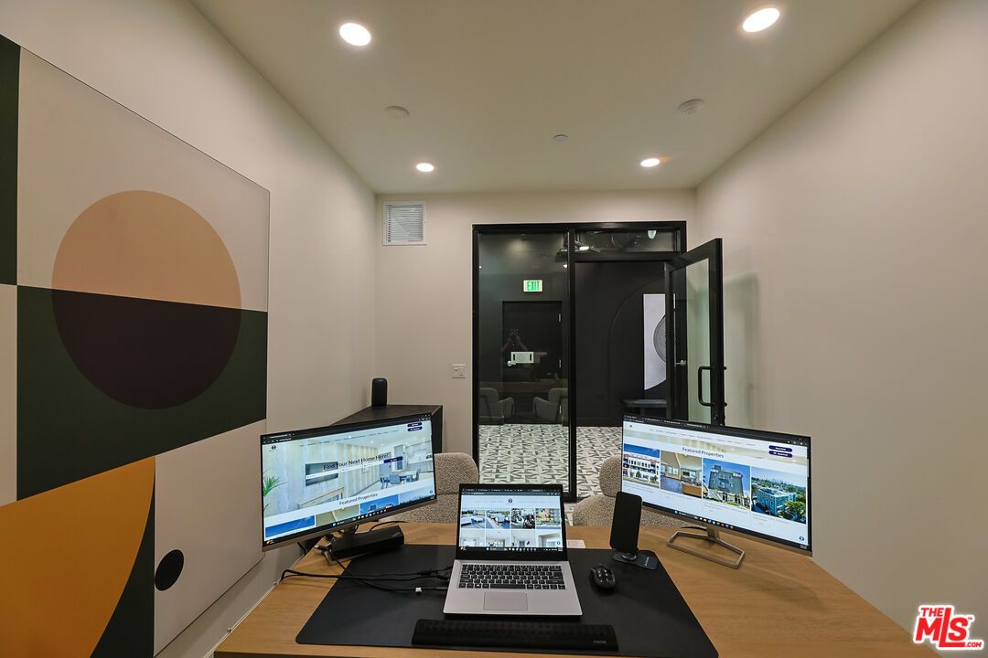 Home Office, Interior, Recessed Lighting