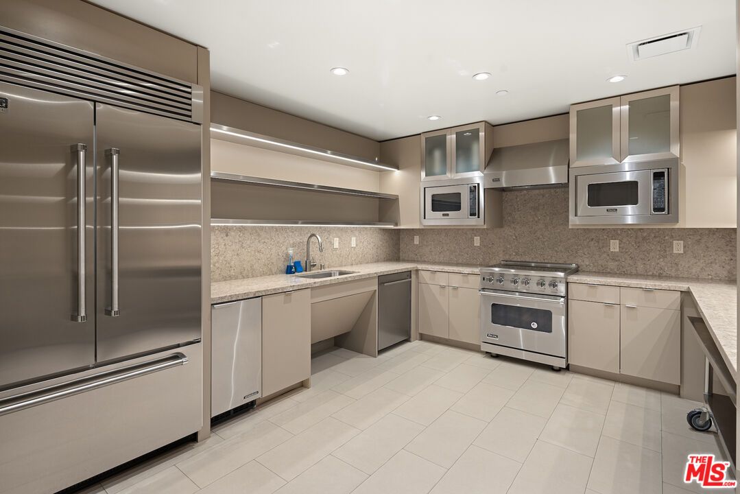 Interior, Kitchen, Recessed Lighting, Stainless Steel Appliances