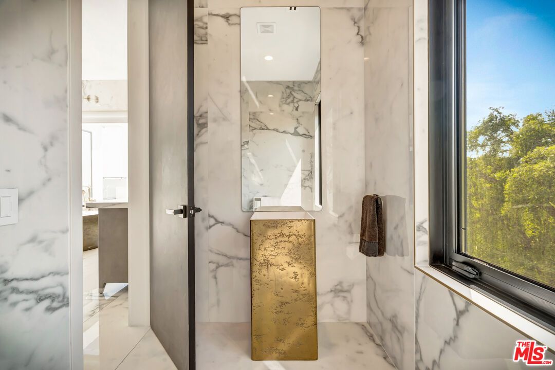 Bathroom, Interior, Marble Walls