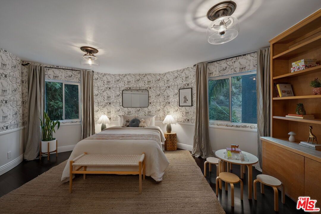 Bedroom, Interior, Wood Texture Flooring