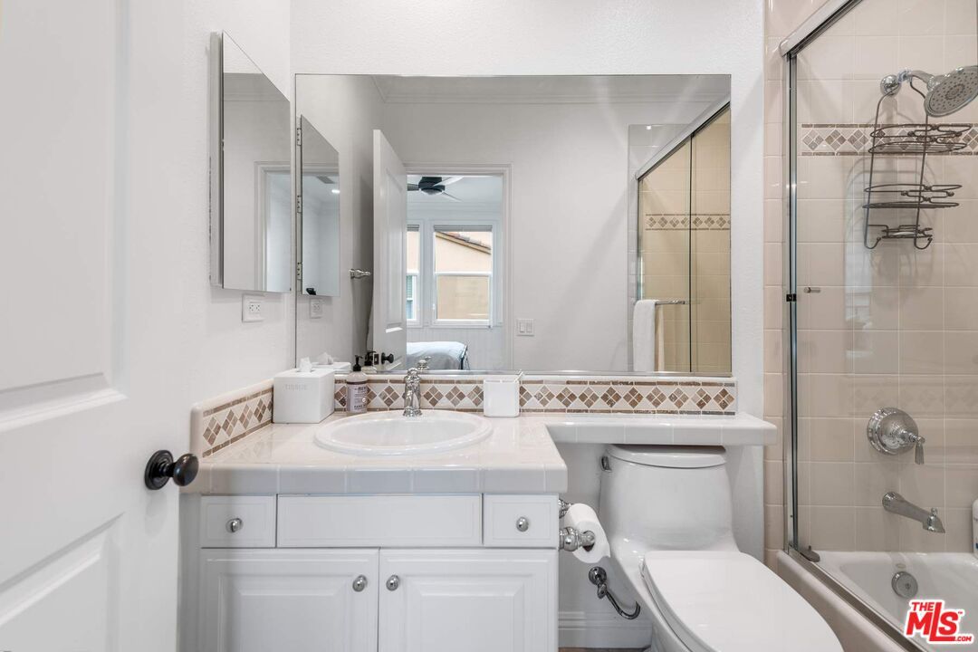Bathroom, Glass Shower, Interior, Tile Countertops