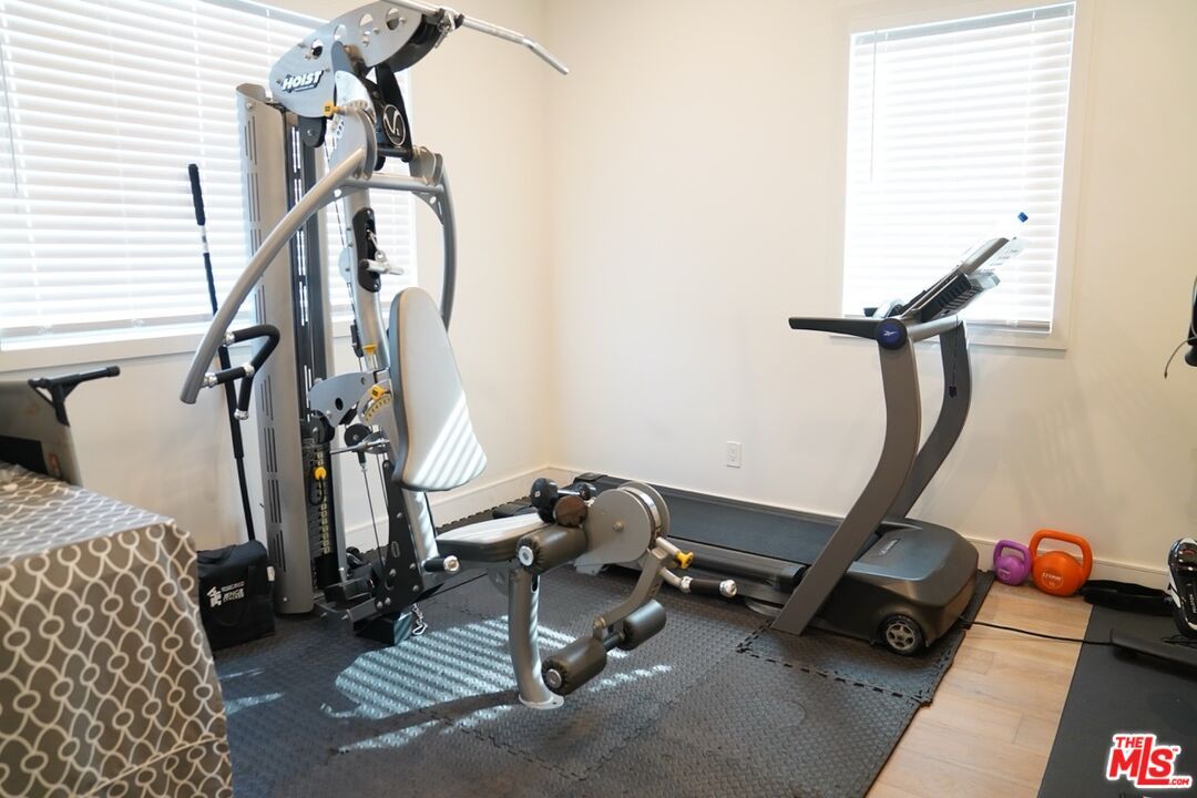 Fitness Equipment, Interior, Wood Texture Flooring