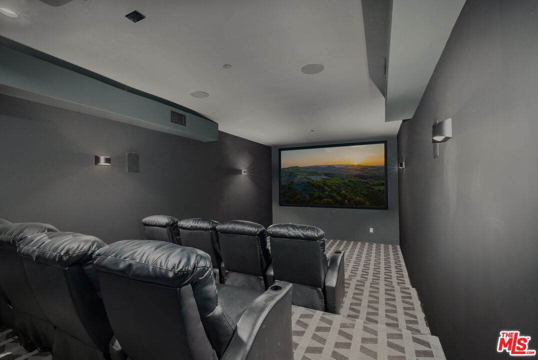 Home Theatre Room, Interior, Projection Screen, Recessed Lighting, Theatre Room