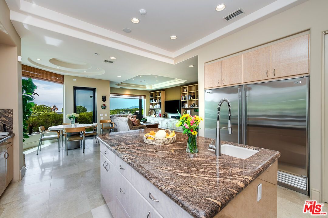 Dining room, Interior, Kitchen, Living room, Recessed Lighting, Stainless Steel Appliances