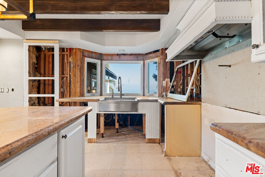 Interior, Water, Wooden Beams