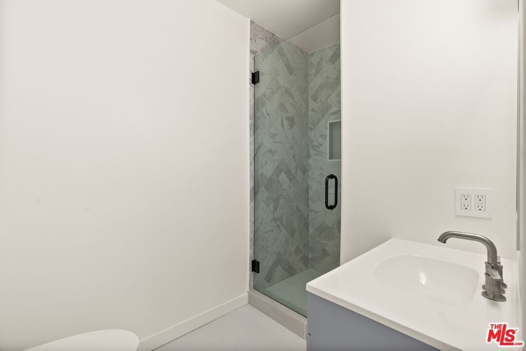 Bathroom, Glass Shower, Interior, Marble Walls